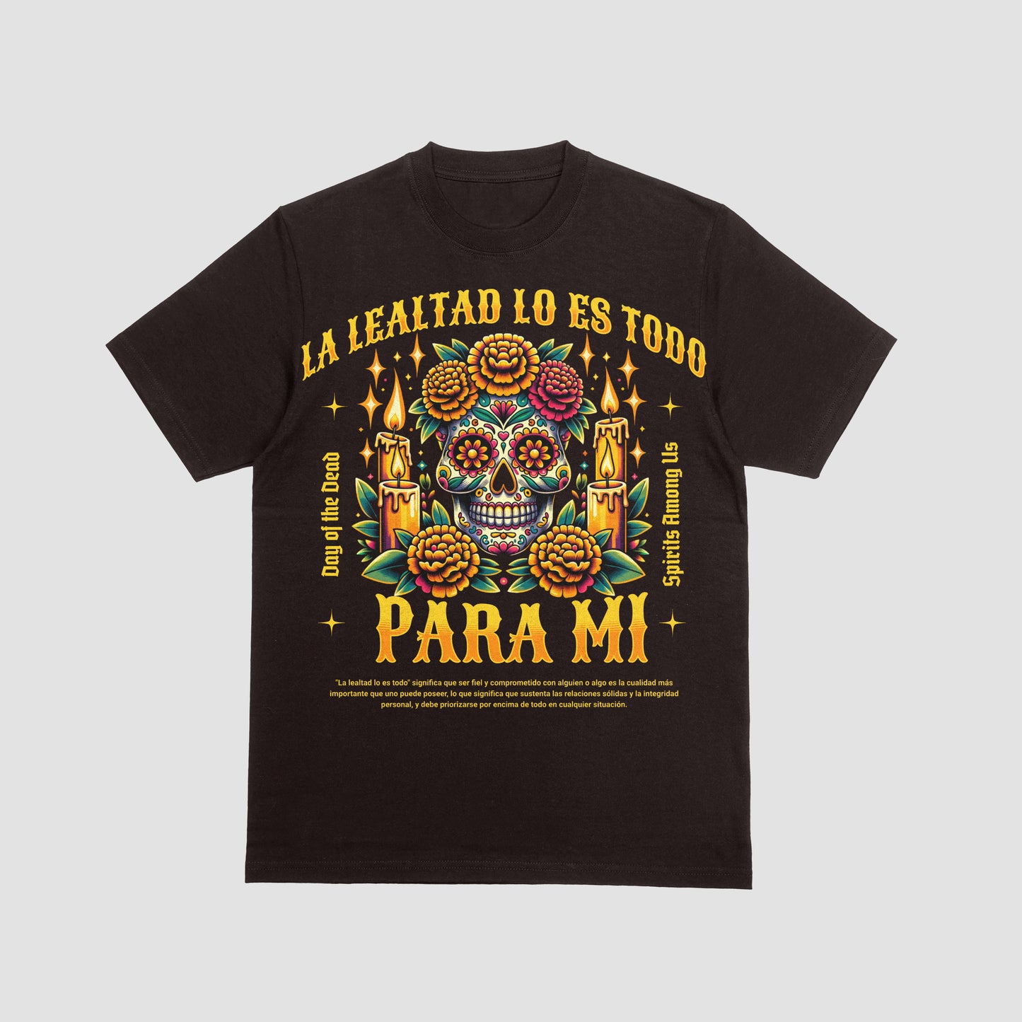 DAY OF THE DEAD MENS T SHIRT